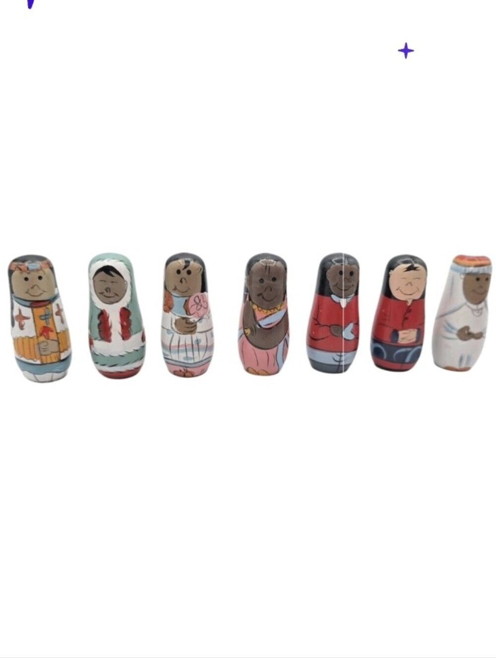 Terrys Village Wood Toy Earth World Globe Russian Doll Matryoshka Handmade - Picture 4 of 7